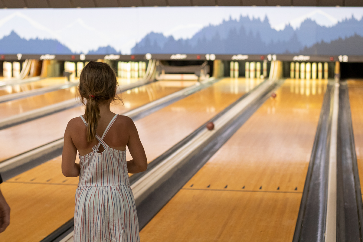 Candlepin Bowling Timber Axe Bar and Bowl
