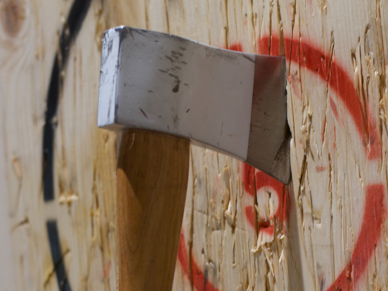 Axe Throwing » Timber Axe Bar and Bowl
